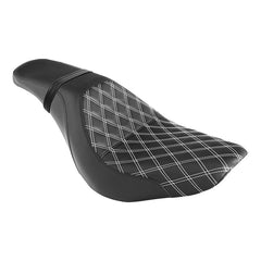 C.C. RIDER Softail Seat 2 up Double Diamond Stitch Driver And Passenger Seat Street Bob 114 FXBB 2018-2025