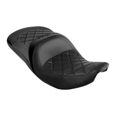 C.C.RIDER Indian Chieftain 2 Up Seat Touring Motorcycle Seat Diamond Stitching, 2014-2025