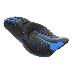 C.C. RIDER Touring Seat 2 up Seat Driver Passenger Seat For Harley Touring Road Glide Electra Glide Street Glide, 2008-2023
