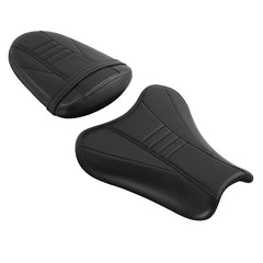 C.C. RIDER GSX-R1000 Front And Rear Seat Fit For SUZUKI GSXR1000 Black stitching, 2005, 2006