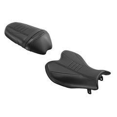 C.C. RIDER BMW S1000RR Seat Rider Passenger Seat Pillion Cushion Black Carbon Fiber Stitching For BMW S1000RR, 2019-2025