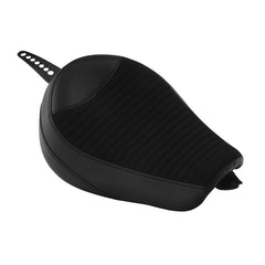 C.C.RIDER Sportster Seat Front Solo Seat Driver Rider Cushion Black Alcantara Leather, 2010-2023 XL models