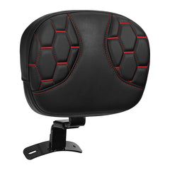 C.C. RIDERR Racing Style Rider Backrest Driver Backrest Pad For Harley Touring Road Glide CVO Street Glide Electra Glide Road King, 2009-2023
