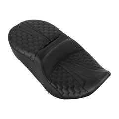C.C. RIDER Touring Seat One Piece 2 Up Seat Driver Passenger Seat Honeycomb For Road Glide Street Glide, 2023-2024