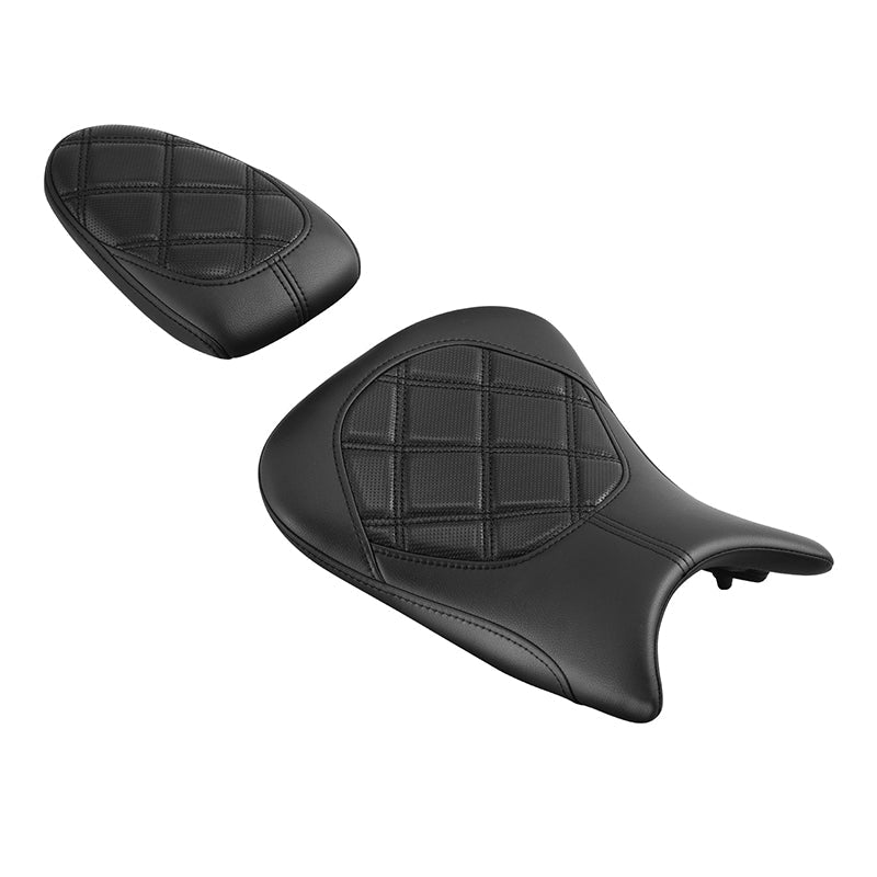 C.C. RIDER BMW S1000RR Seat Rider Passenger Seat Pillion Cushion Black Lattice For BMW S1000RR, 2019-2025