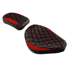 C.C. RIDER CM300 Front And Rear Seat Fit For Honda Rebel 300 CMX300 Red Circles, 2017-2024