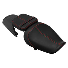 C.C. RIDER Sportster Seat 2 Piece Seat Driver And Passegner Seat Red Stitching Fit For Harley Sportster S RH1250S 2021-Later