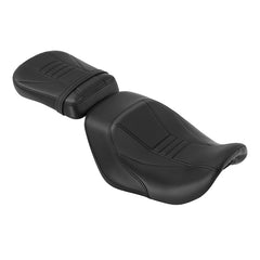 C.C. RIDER Sportster Seat 2 Piece Reach Seat Driver And Passegner Seat Black Carbon Fiber Pattern Fit For Harley Nightster RH975 2022-Later