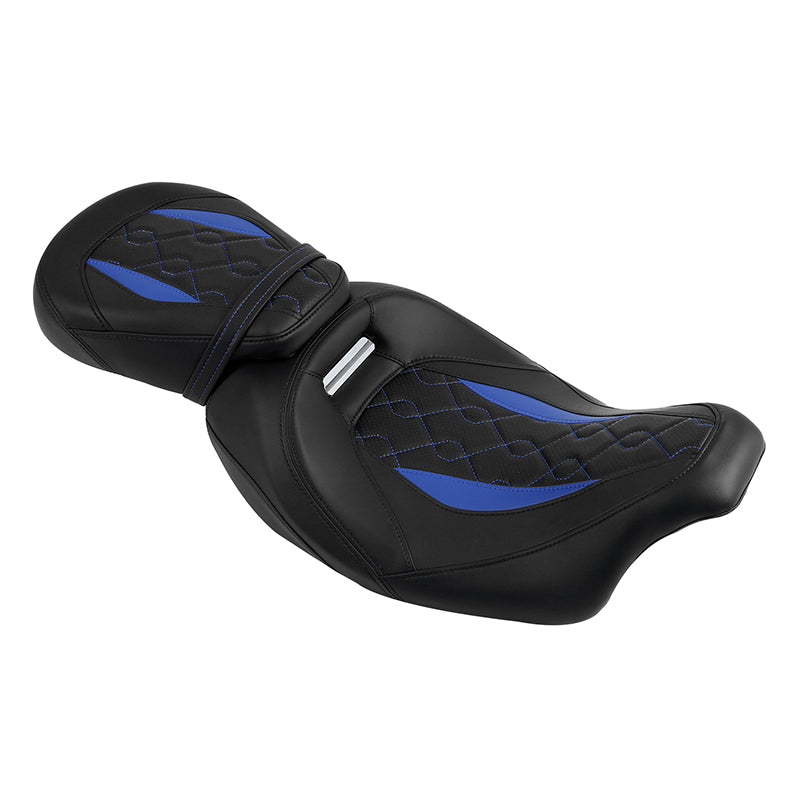 Gel Seat C.C. RIDER Touring Seat Low Profile Driver Passenger Seat For Street Glide Road King Road Glide, 2009-2023