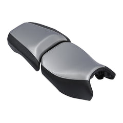 C.C. RIDER BMW R1200GS Seat Rider Passenger Seat Pillion Cushion With Sliver Carbon Fiber Fit For BMW R1200GS R1250GS Adventure, 2013-2024