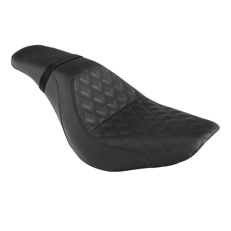 C.C. RIDER Softail Seat 2 up Double Diamond Stitch Driver And Passenger Seat Street Bob 114 FXBB 2018-2025