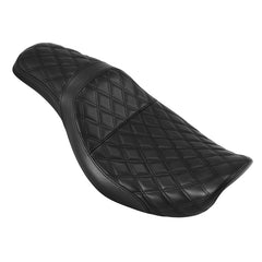 Gel Seat C.C. RIDER Dyna Seat 2 up Seat Motorcycle Seat Black Stitiching For Dyna Low Rider Fat Bob FXD/FXDWG, 2006-2017