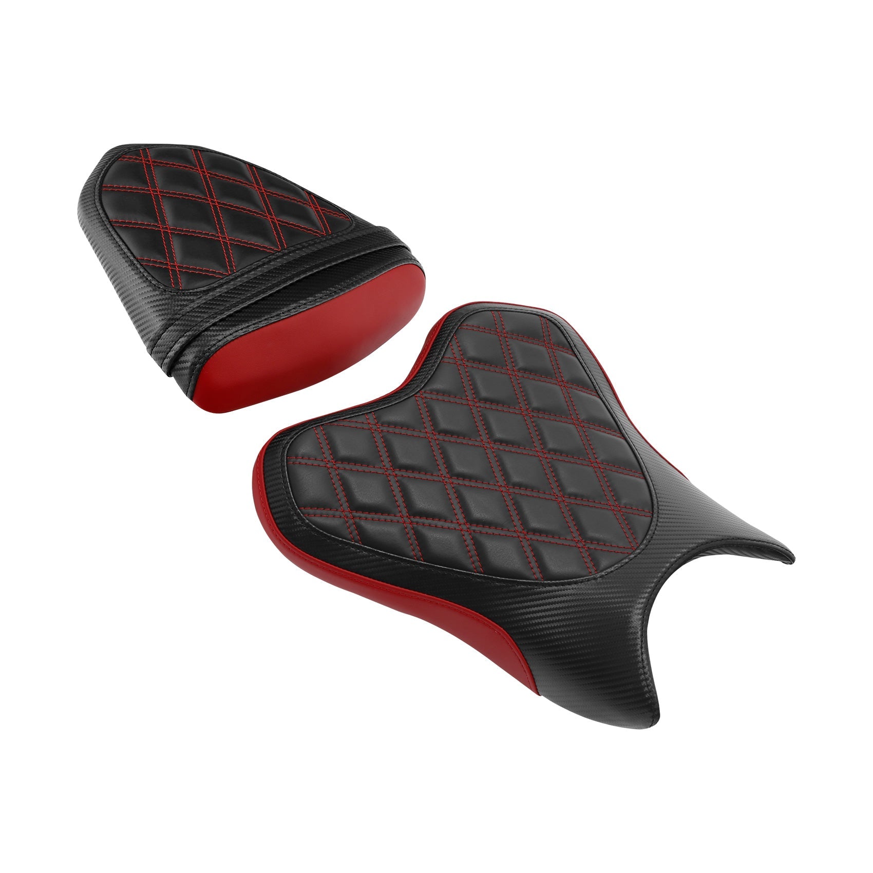 C.C. RIDER YZF R6  Front And Rear Seat Fit For YAMAHA R6 Lattice Stitch, 2006, 2007