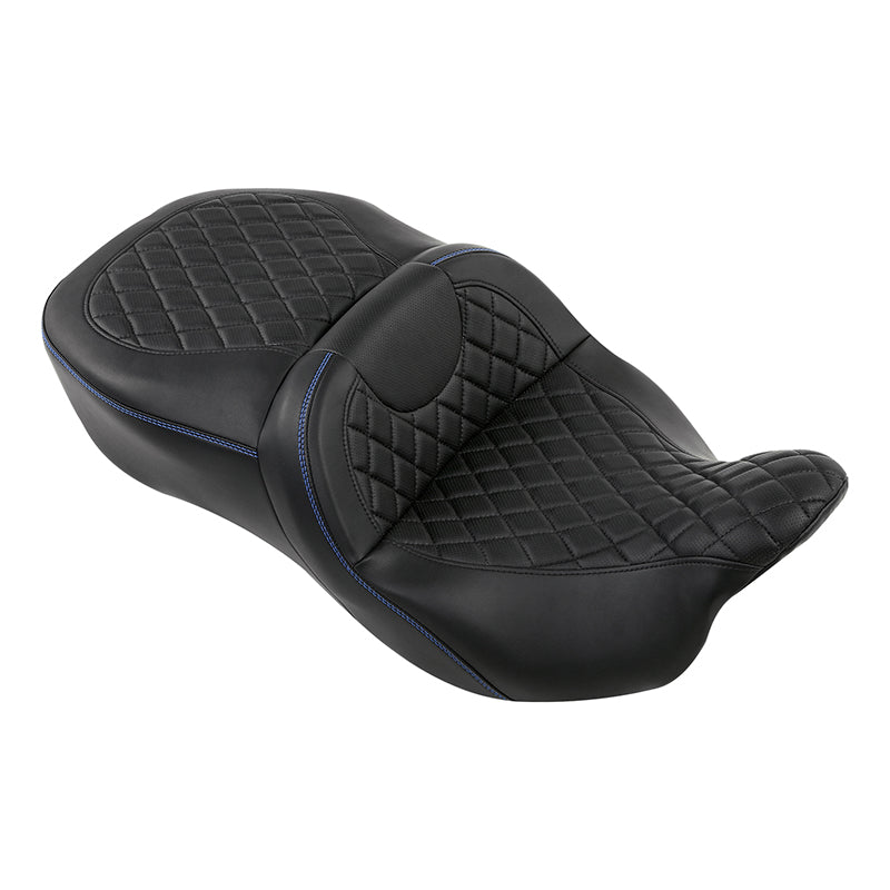 Gel Seat C.C. RIDER Touring Seat 2 Up Seat Driver Passenger Seat For Harley CVO Street Glide Road King Road Glide Electra Glide, 2009-2023