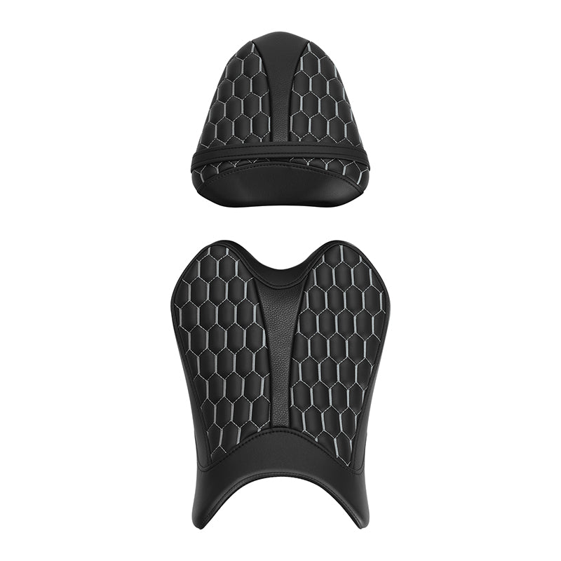 C.C. RIDER YZF R6 Front And Rear Seat For YAMAHA R6 YZFR6 Honeycomb, 2008-2016