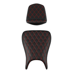 C.C. RIDER YZF R6 YZF R6S Front And Rear Seat Black Red Diamond For YAMAHA YZFR6 2003-2005 YZFR6S 2006-2009