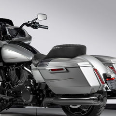 Dual Gel Seat C.C. RIDER Touring Seat One Piece 2 Up Seat Driver Passenger Seat Honeycomb For Street Glide Road Glide, 2023-2025