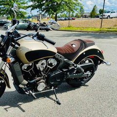 C.C. RIDER Indian Scout 2 Up Seat Driver Passenger Sport Seat For Indian Scout Sixty 100th Aniversary Scout ABS, 2015-2024