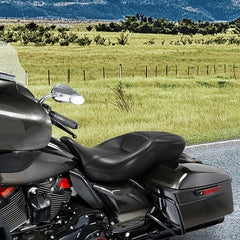 C.C. RIDER Touring Seat 2 Up Seat Driver Passenger Seat For Harley CVO Road Glide Electra Glide Street Glide Road King, 2009-2023