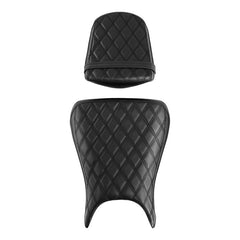 C.C. RIDER YZF R6 YZF R6S Front And Rear Seat Black Red Diamond For YAMAHA YZFR6 2003-2005 YZFR6S 2006-2009