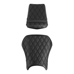 C.C. RIDER YZF R1 Front And Rear Seat For YAMAHA YZFR1 Black Lattice Stitching, 2002-2003