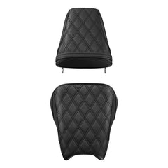 C.C. RIDER CBR600FS CBR600FR CBR600F4i Two Piece Seat Black Lattice For Honda, 2001-2003