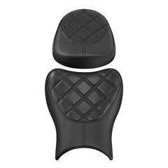 C.C. RIDER GSX1300R Front And Rear Seat Fit For SUZUKI Hayabusa GSX1300R Black Lattice Stitching, 2008-2020