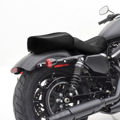 C.C.RIDER Sportster Two Piece Two Up Black Stitching Seat For XL883N Models, 2016-2023