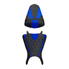 C.C. RIDER YZF R3 YZF R25 MT03 MT25 Front And Rear Seat For YAMAHA Lattice Sitiching Color Trimming, 2015-2023
