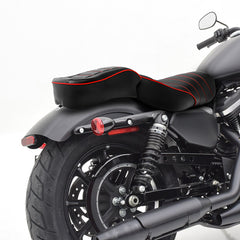 C.C.RIDER Sportster Two Pieces Two Up Redlining Seat Passenger Seat For XL883N Models, 2016-2023
