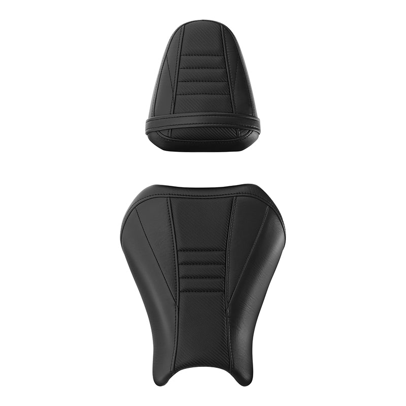 C.C. RIDER GSXR1000 Front And Rear Seat With Black For SUZUKI GSX-R1000, 2017-2024