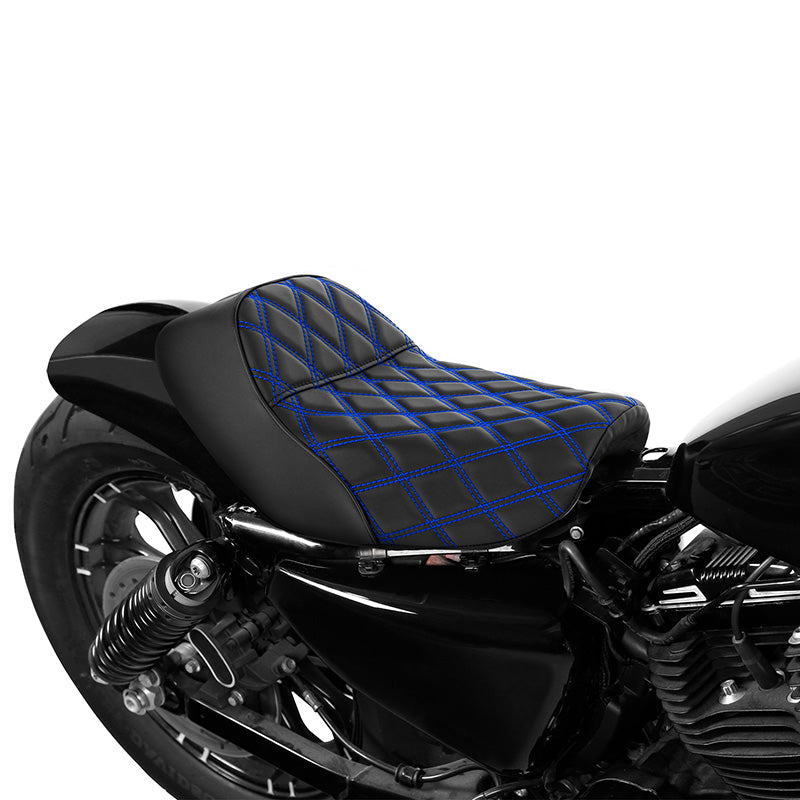 C.C. RIDER Harley Sportster Seat Café Racer Seat Diamond For Sportster Iron 883 Iron1200 XL883 XL1200, 2010-2023