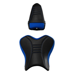 C.C. RIDER YZF R1 Front And Rear Seat For YAMAHA YZFR1 Black Blue, 2015-2024