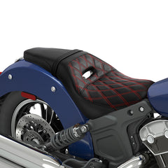 C.C. RIDER Indian Scout 2 Up Seat Driver Passenger Sport Seat For Indian Scout Sixty 100th Aniversary Scout ABS, 2015-2024