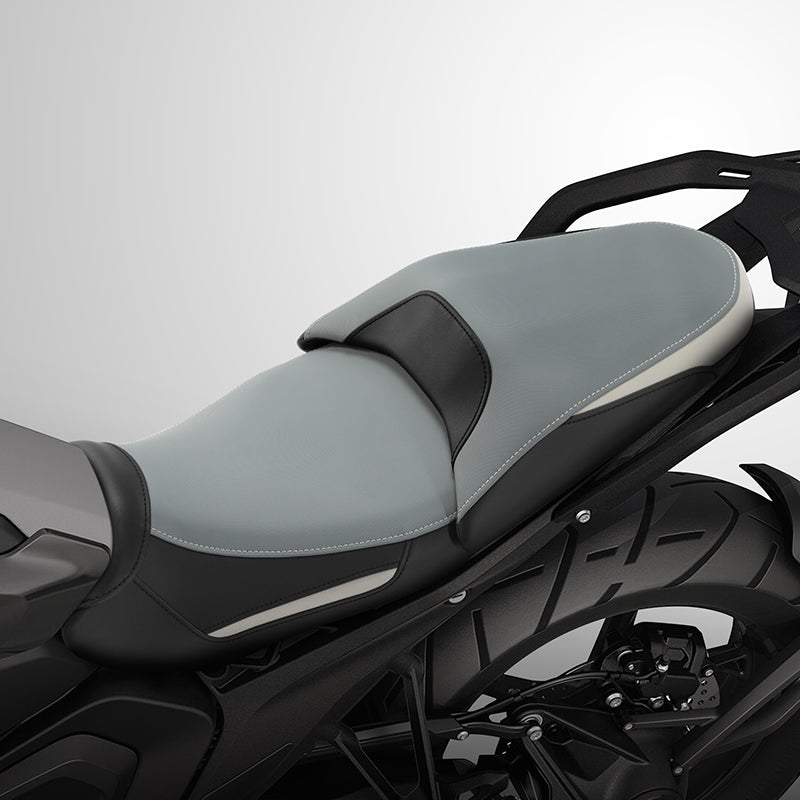 C.C. RIDER BMW R1300GS Seat Rider Passenger Seat Pillion Cushion Black Gray For BMW R1300GS, 2023-2025