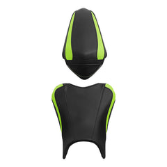 C.C. RIDER Ninja 400 Z400 Front And Rear Green Side Pattern Seat Fit For Kawasaki , 2018-2024