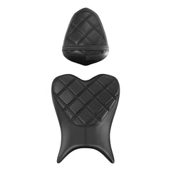 C.C. RIDER YZF R1 Front And Rear Seat For YAMAHA YZFR1 Black Lattice Stitching, 2009-2014