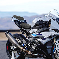 C.C. RIDER BMW S1000RR Seat Rider Passenger Seat Pillion Cushion Black Pleated Stitching For BMW S1000RR, 2019-2025