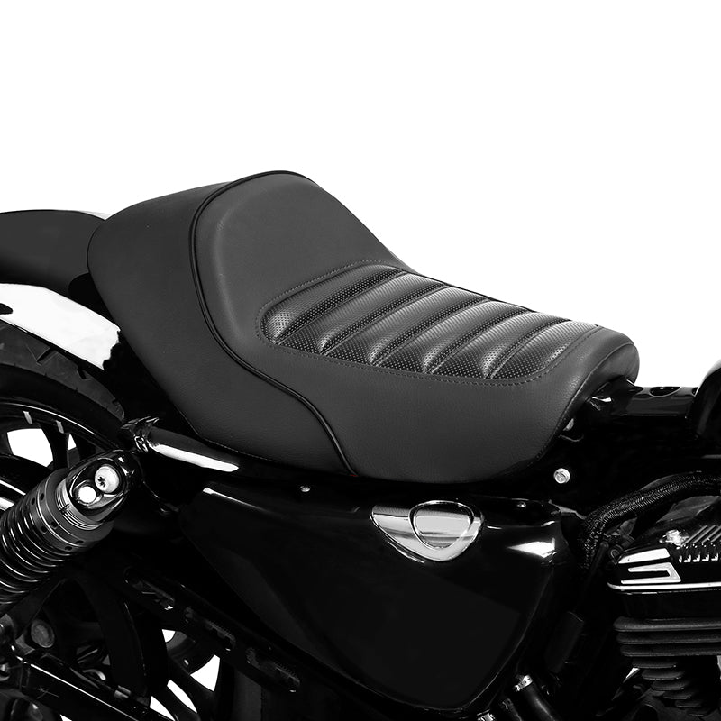 Gel Seat C.C. RIDER Harley Sportster Seat Cafe Racer Seat Chopper Seat Bobber Seat For Sportster Iron 883 Iron1200 XL883 XL1200, 2010-2023