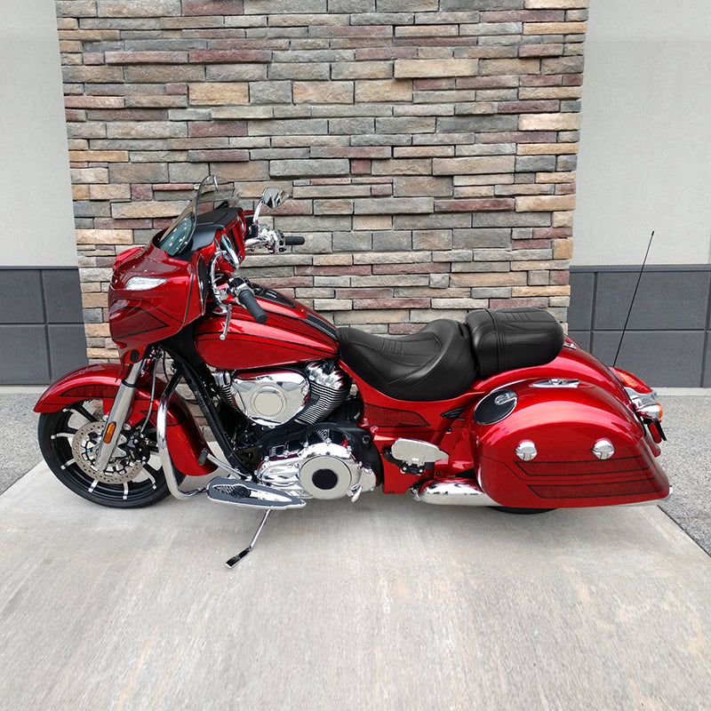 C.C. RIDER Indian Seat 2 Piece 2 Up Seat For Indian Chieftain Dark Horse Chieftain Limited Chieftain Elite Springfield, 2014-2025