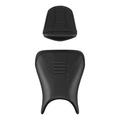 C.C. RIDER YZF R6 YZF R6S Front And Rear Seat Black Red Carbon Fiber Stitching For YAMAHA YZFR6 2003-2005 YZFR6S 2006-2009