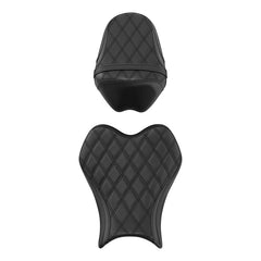 C.C. RIDER BMW S1000RR Seat Rider Passenger Seat Pillion Cushion Black Diamond Stitching For BMW S1000RR, 2019-2025
