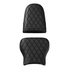 C.C. RIDER GSXR1000 Front And Rear Seat With Black Diamond Design For SUZUKI GSX-R1000, 2001-2002