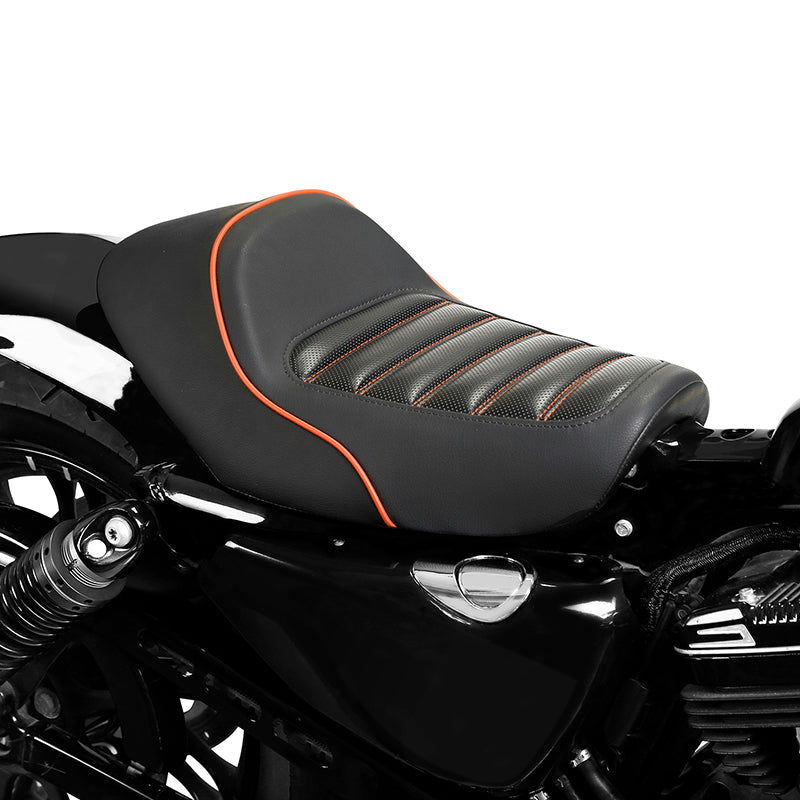C.C. RIDER Harley Sportster Seat Café Racer Seat Chopper Seat Bobber Seat For Sportster Iron 883 Iron1200 XL883 XL1200, 2010-2023