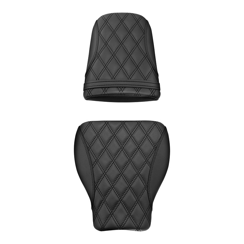 C.C. RIDER CBR600RR Two Piece Seat Black Diamond For Honda CBR600RR, 2007-2025
