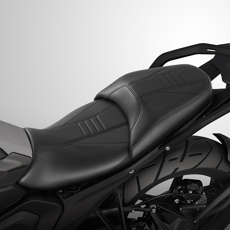 C.C. RIDER BMW R1300GS Seat Rider Passenger Seat Pillion Cushion Black Carbon Fiber For BMW R1300GS, 2023-2025