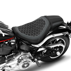 C.C. RIDER Softail Seat Low Rider S Low Rider ST Driver Passenger Seat  Fit For Low Rider Sport Glide FXLR FXLRS FXLRST 2018-2025