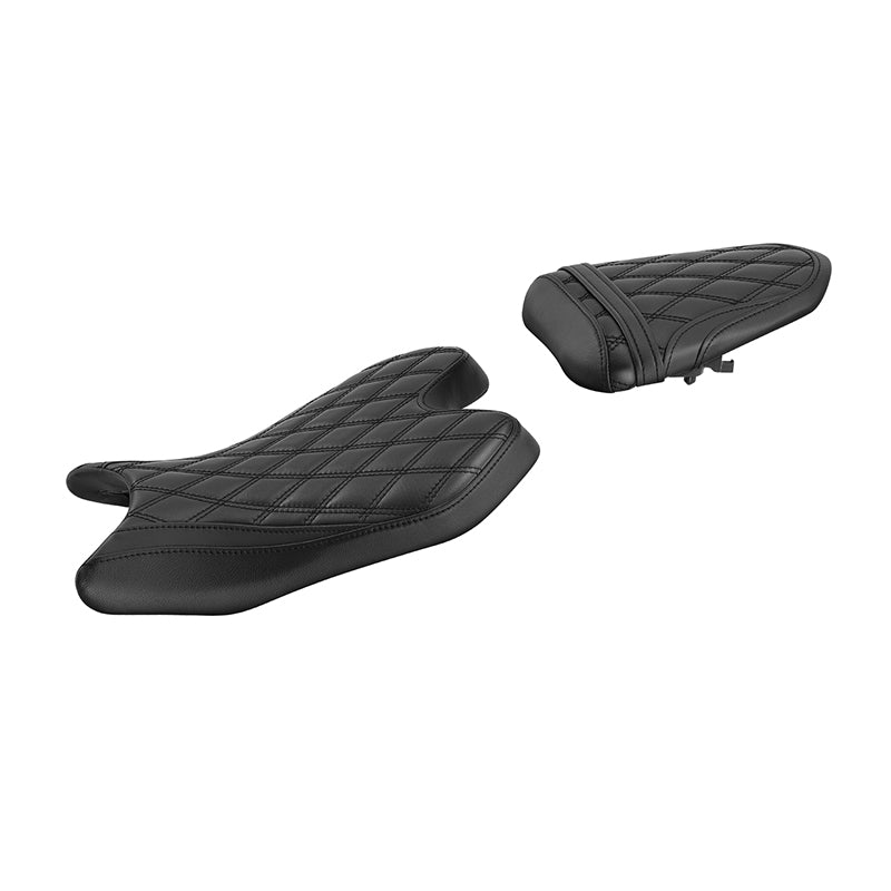 C.C. RIDER YZF R6 Front And Rear Seat For YAMAHA R6 YZFR6 Black Lattice, 2008-2016