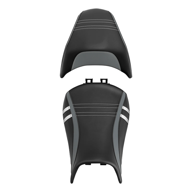 C.C. RIDER BMW R1300GS Seat Rider Passenger Seat Pillion Cushion Black Gray White For BMW R1300GS, 2023-2025