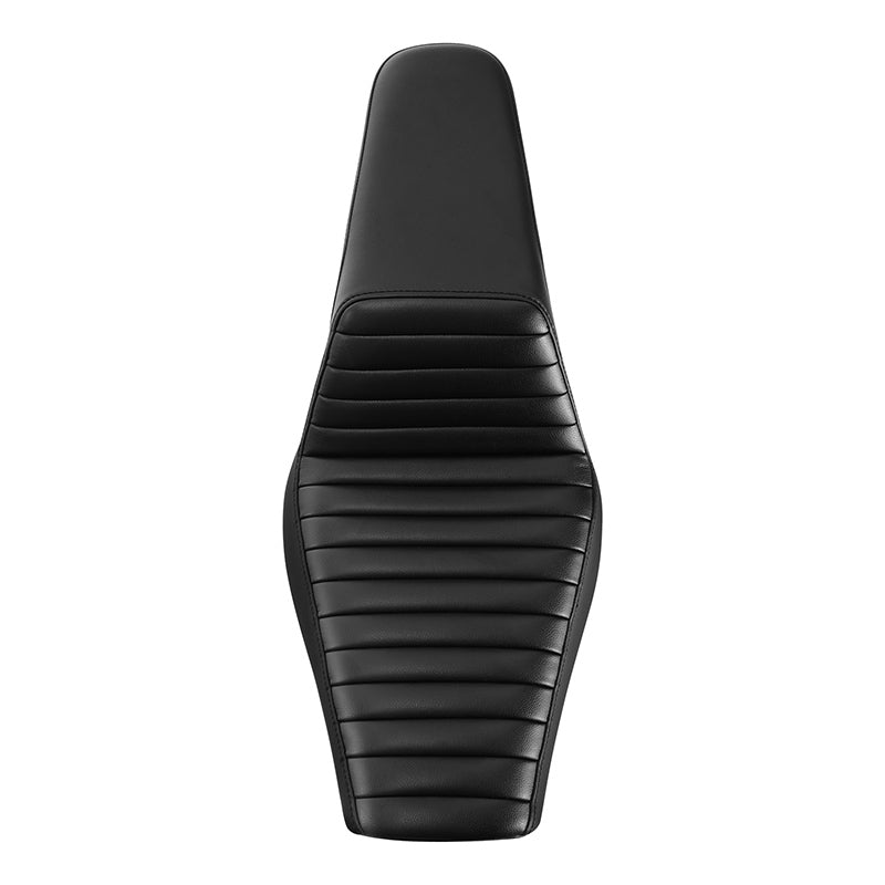 C.C. RIDER Dyna Step Up Seat 2 Up Seat Tuck and Roll For 1996-2003 Dyna Wide Glide Super Glide